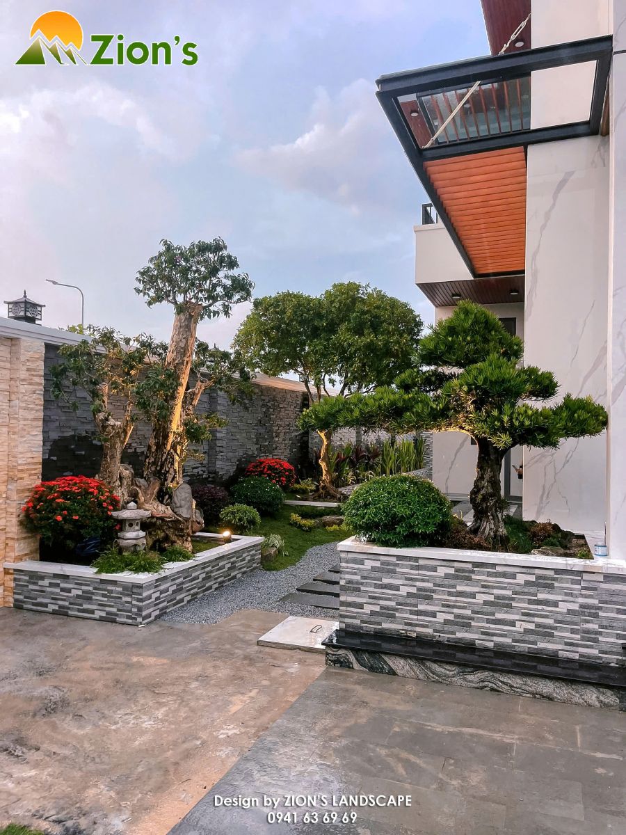 Thiết kế thi công sân vườn Tây Ninh - Zion's